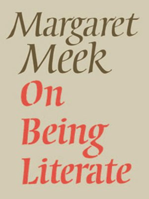 cover image of On Being Literate